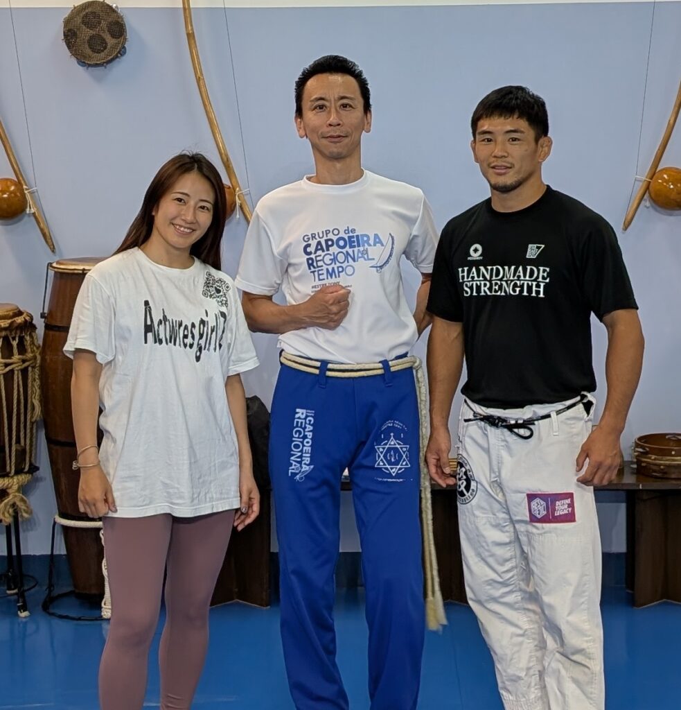 2025-07-12 152214 | カポエイラ・テンポ東京 TV雑誌など出演豊富な安心の教室 若松佑弥選手と姉の福永莉子選手
